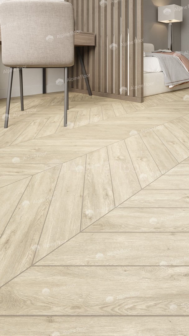 Alpine Floor LVT плитка  Сонома Chevron ECO 20-7