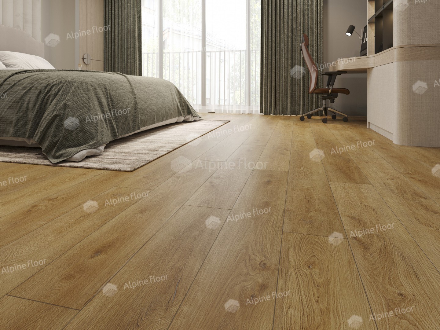 Alpine Floor LVT плитка Дуб южный ЕСО 3-29