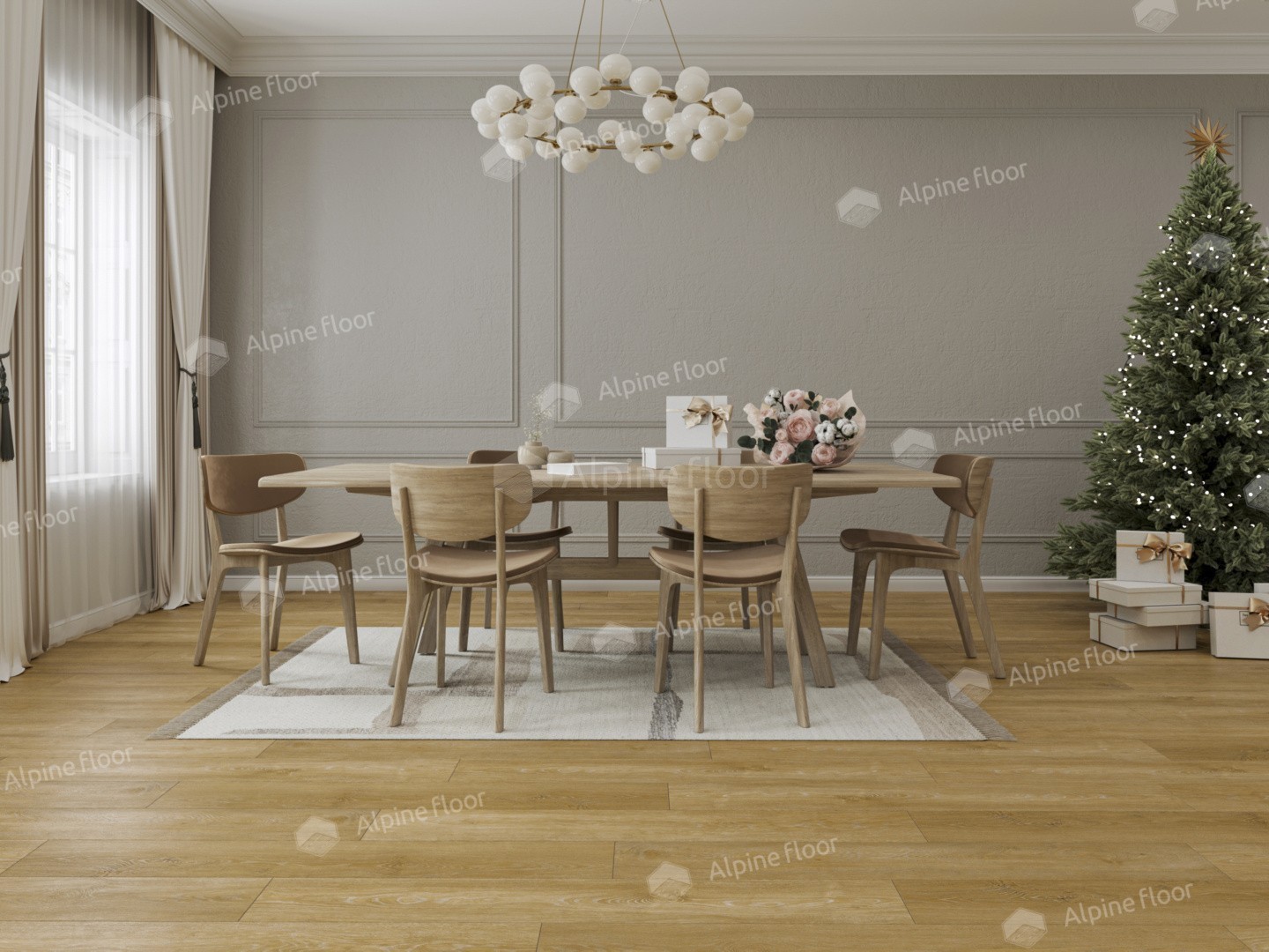 Alpine Floor LVT плитка  Дуб Итальянский ЕСО 3-35