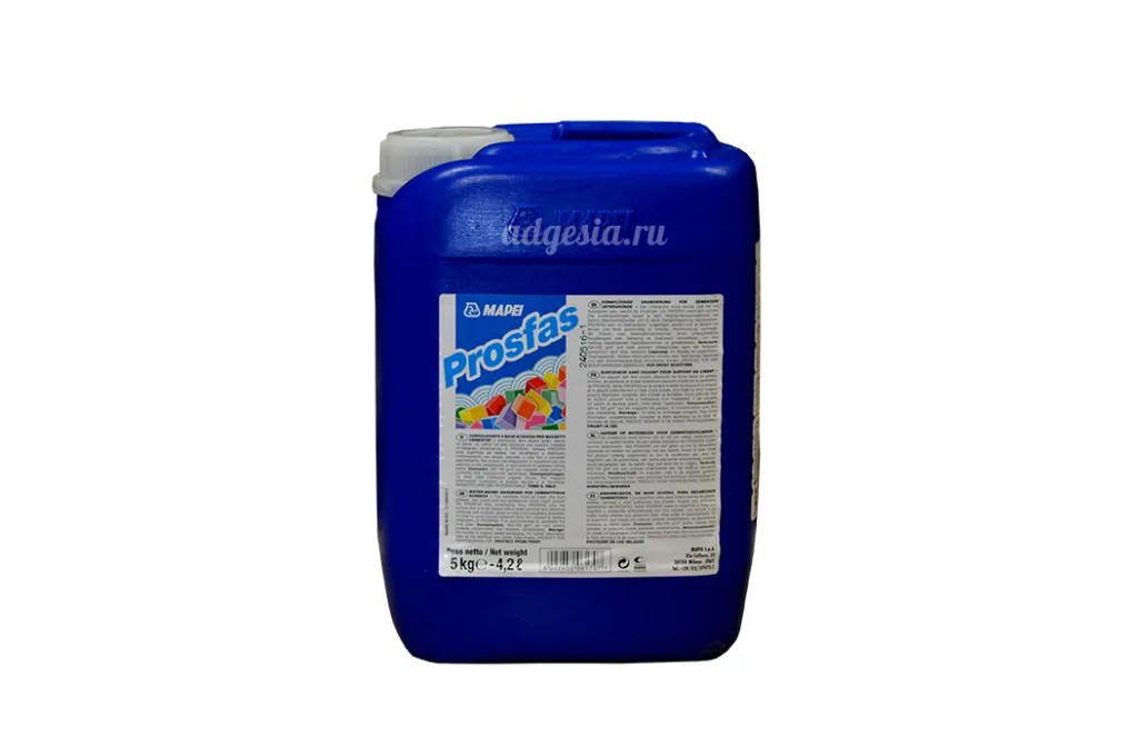 Mapei Грунтовка для упрочнения цементных стяжек Prosfas Mapei, 25 кг.