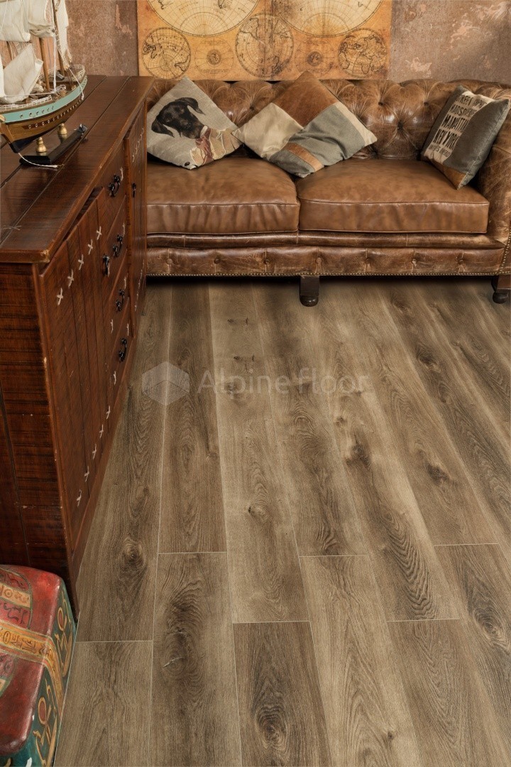 Alpine Floor SPC ламинат Дуб коричневый ABA ECO 7-9 MC