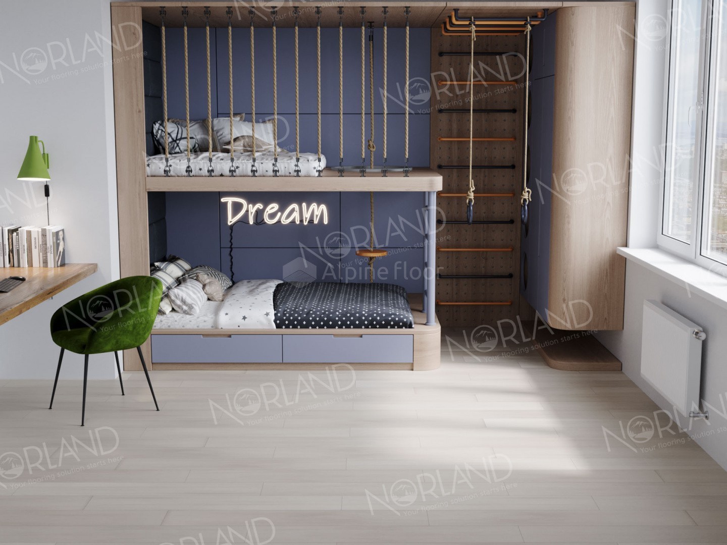 Norland LVT плитка Alva 1003-12
