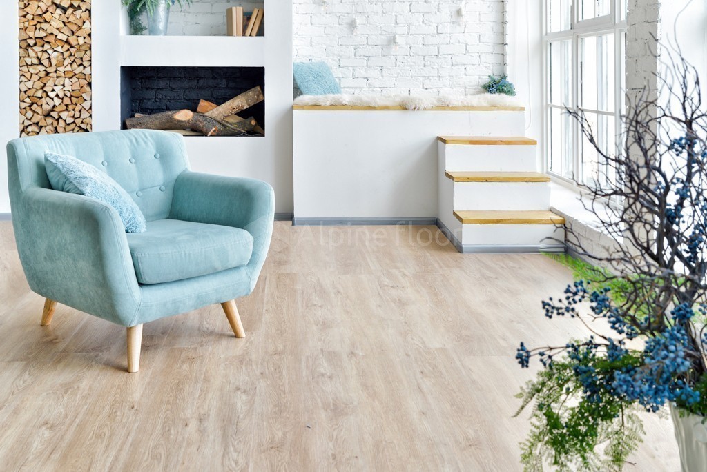 Alpine Floor LVT плитка ДУБ КРЕМОВЫЙ ECO 3-23