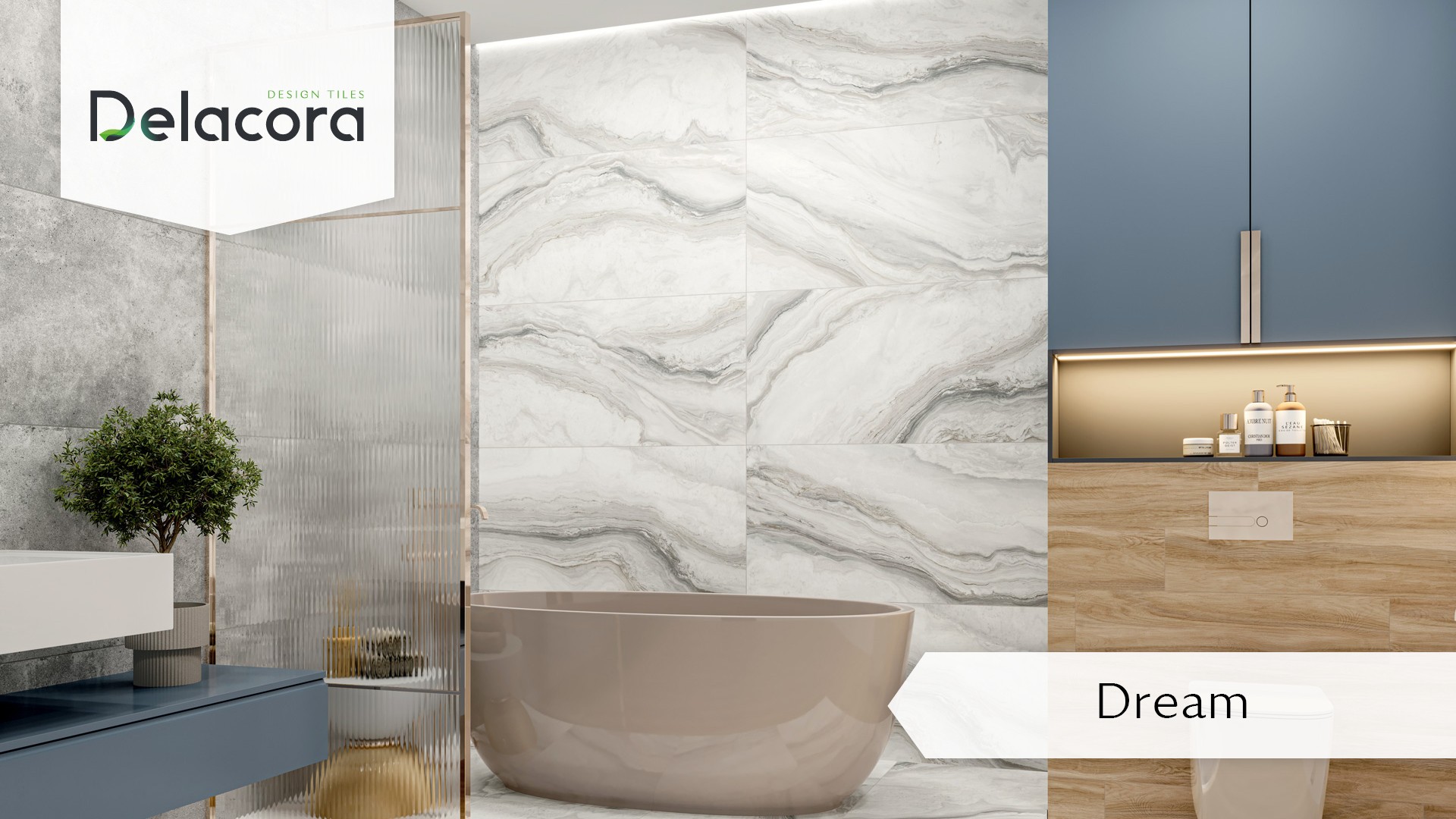 Delacora Керамогранит матовый карвинг Dream D60217M 600x600