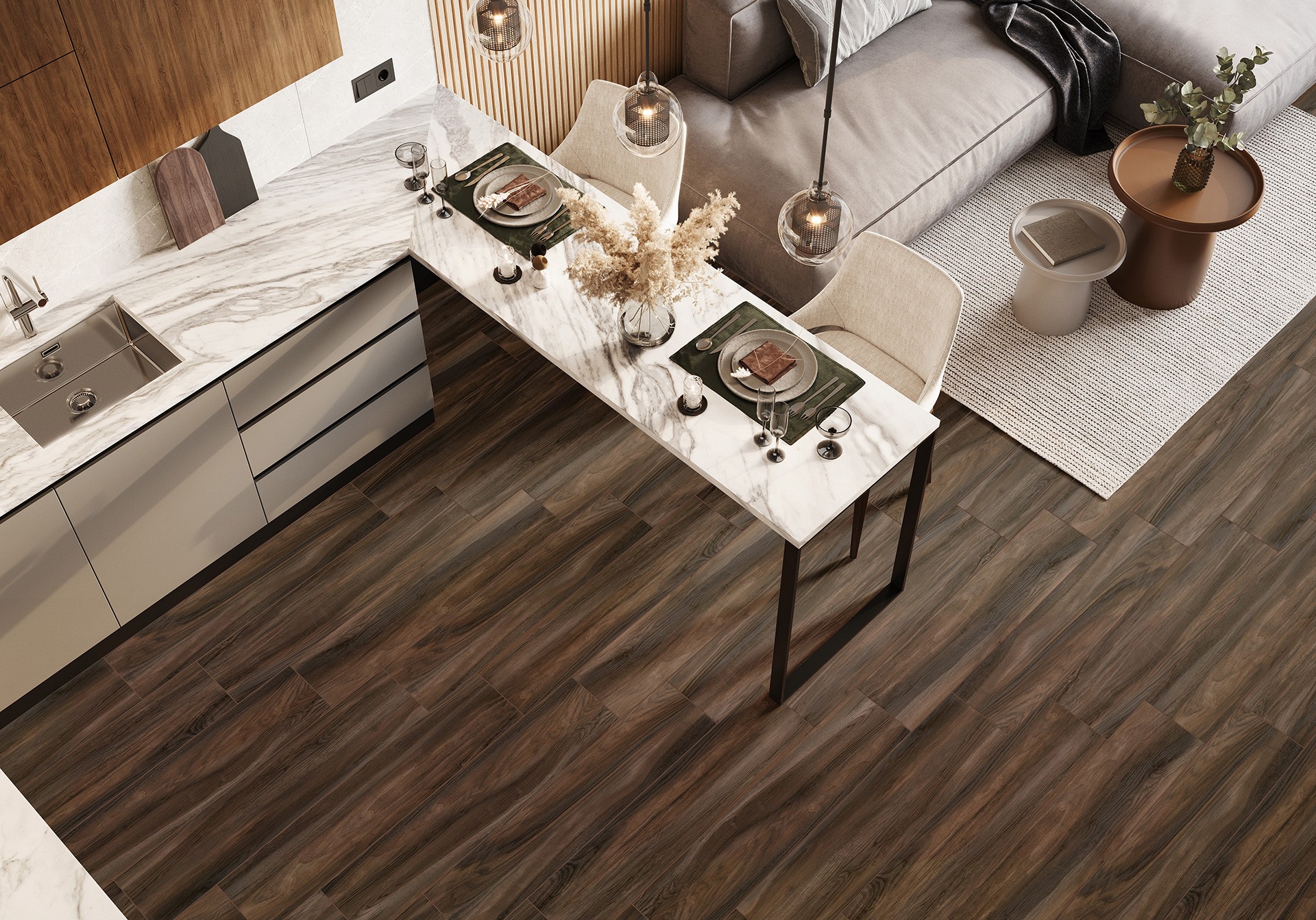 Alma Ceramica Керамогранит Ironwood GFA92IRW40R 200x900