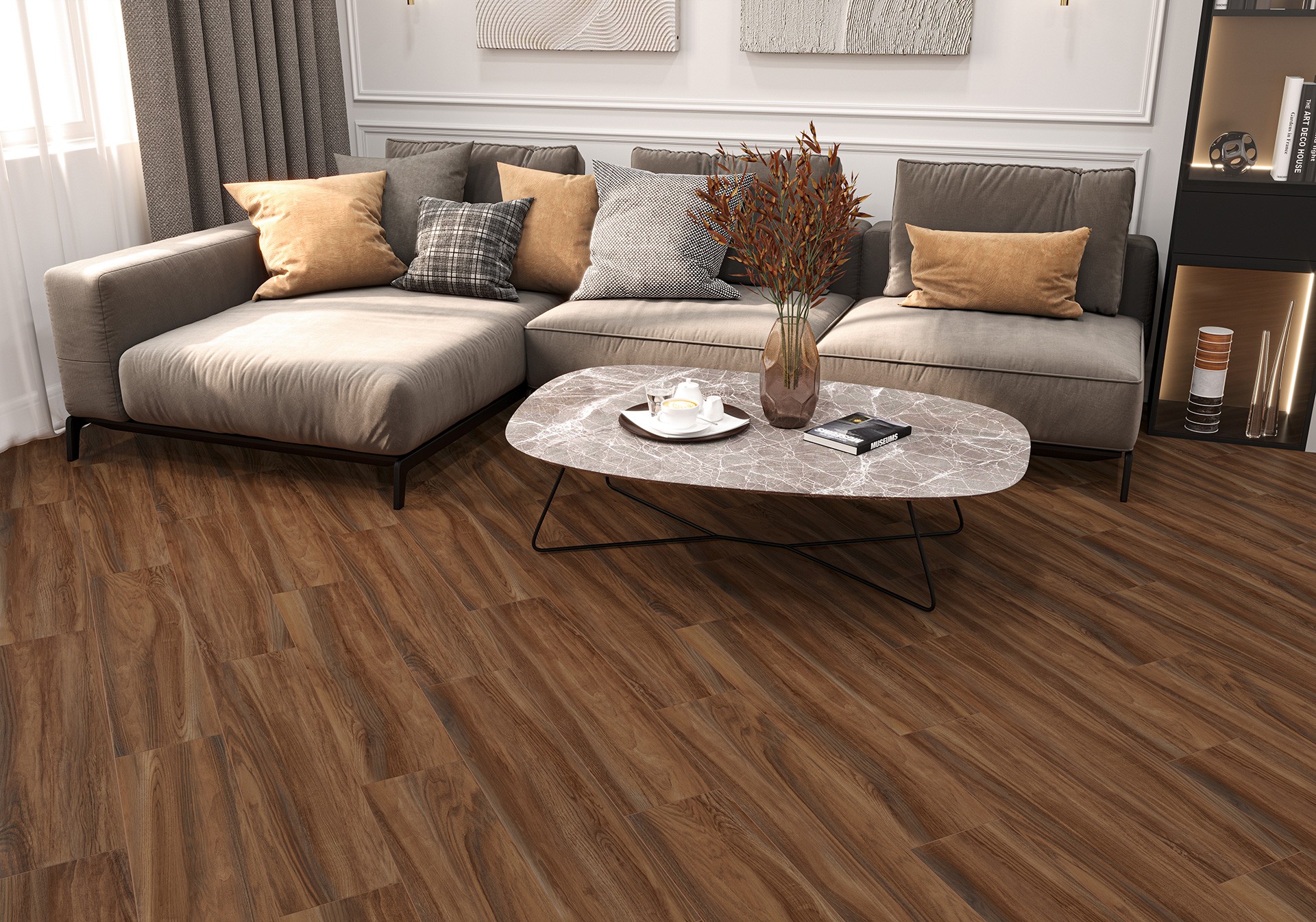 Alma Ceramica Керамогранит Ironwood GFA92IRW48R 200x900