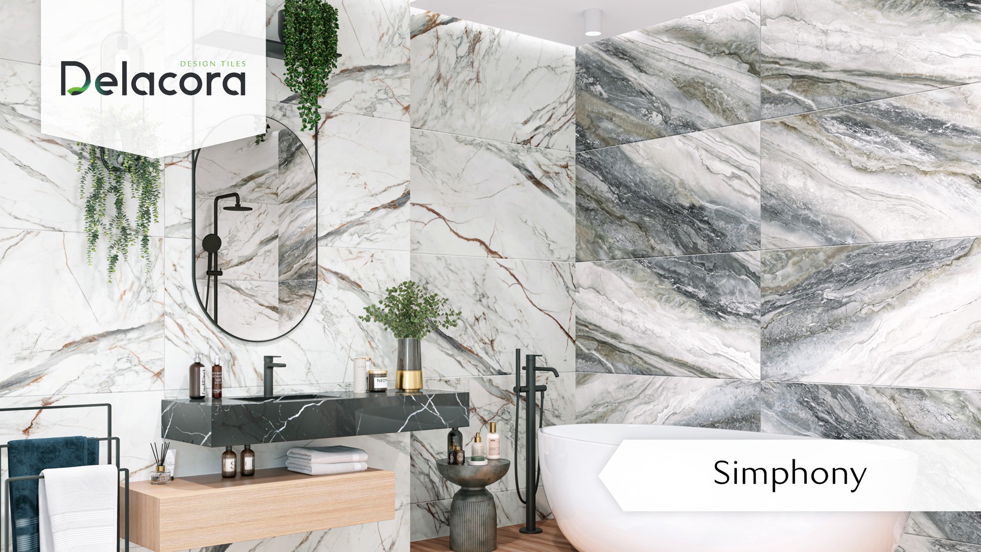 Delacora Керамогранит матовый карвинг Simphony D120216M 600x1200