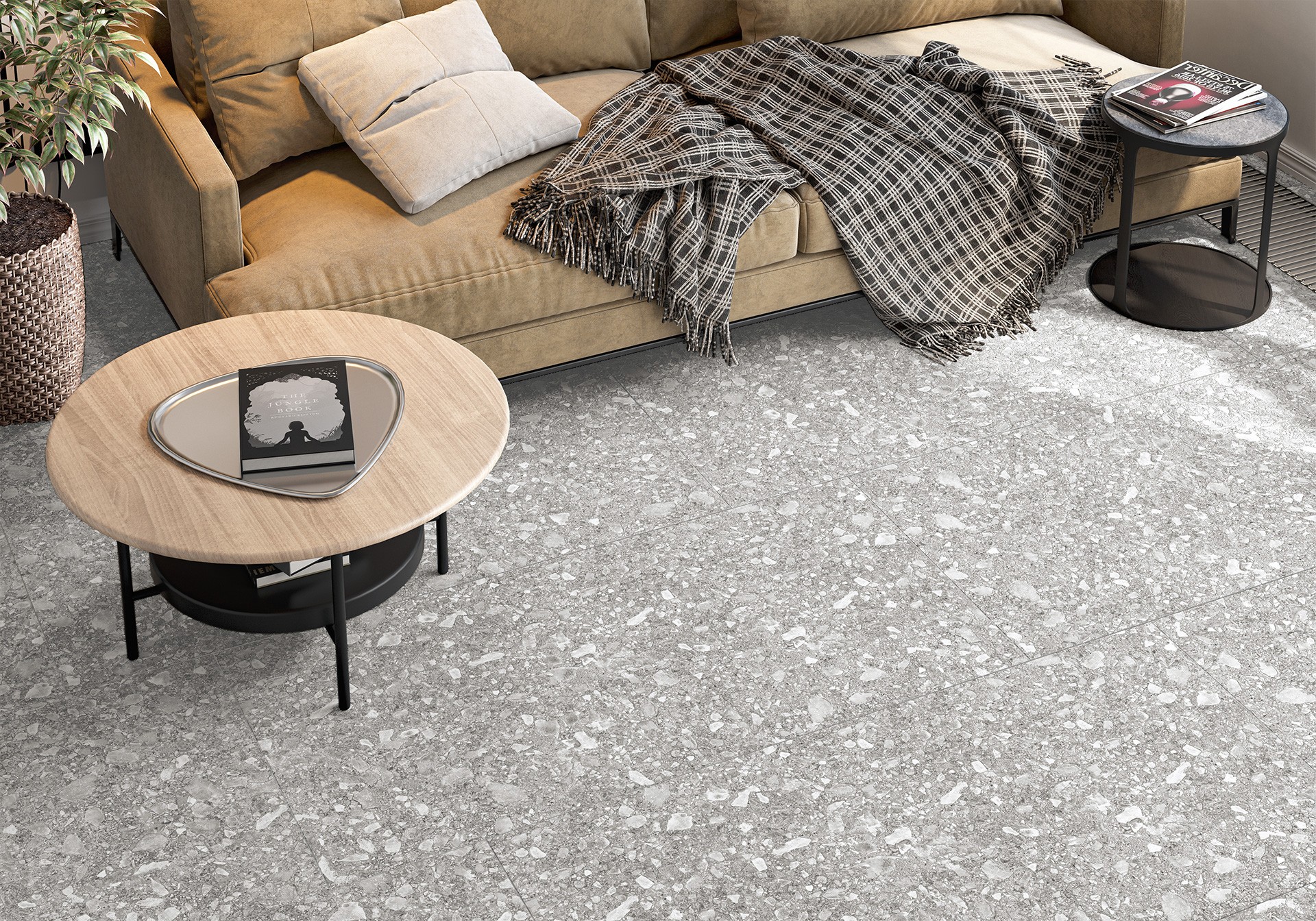 Delacora Керамогранит матовый карвинг Turin Light D12041M 600x1200