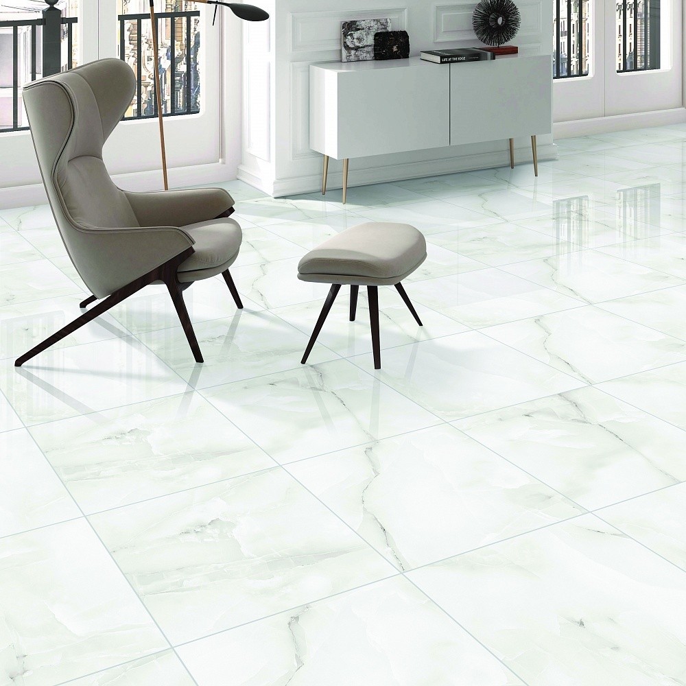 Primavera Керамогранит PR101  Onyx Amber Polished 600х600х9мм