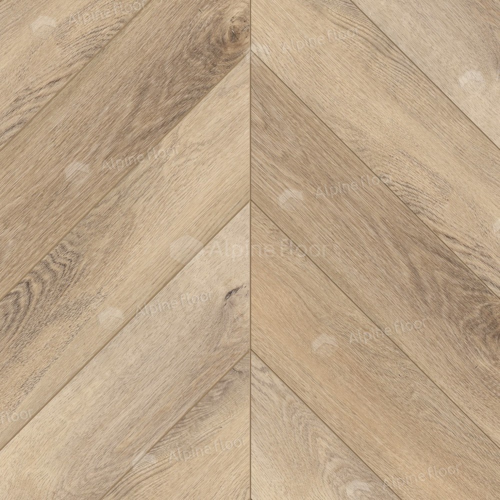 Alpine Floor LVT плитка Дуб Синистра Chevron ECO 20-6