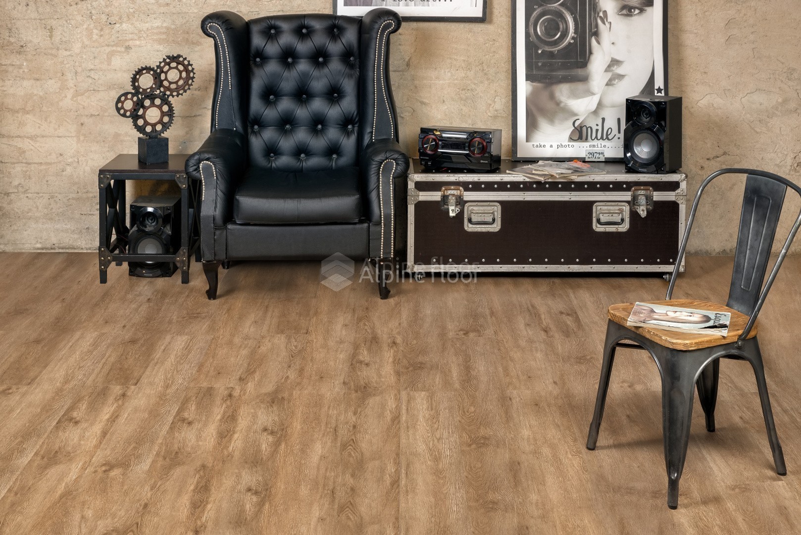 Alpine Floor SPC ламинат ГРАНД СЕКВОЙЯ МАКАДАМИЯ ЕСО 11-1001 MC