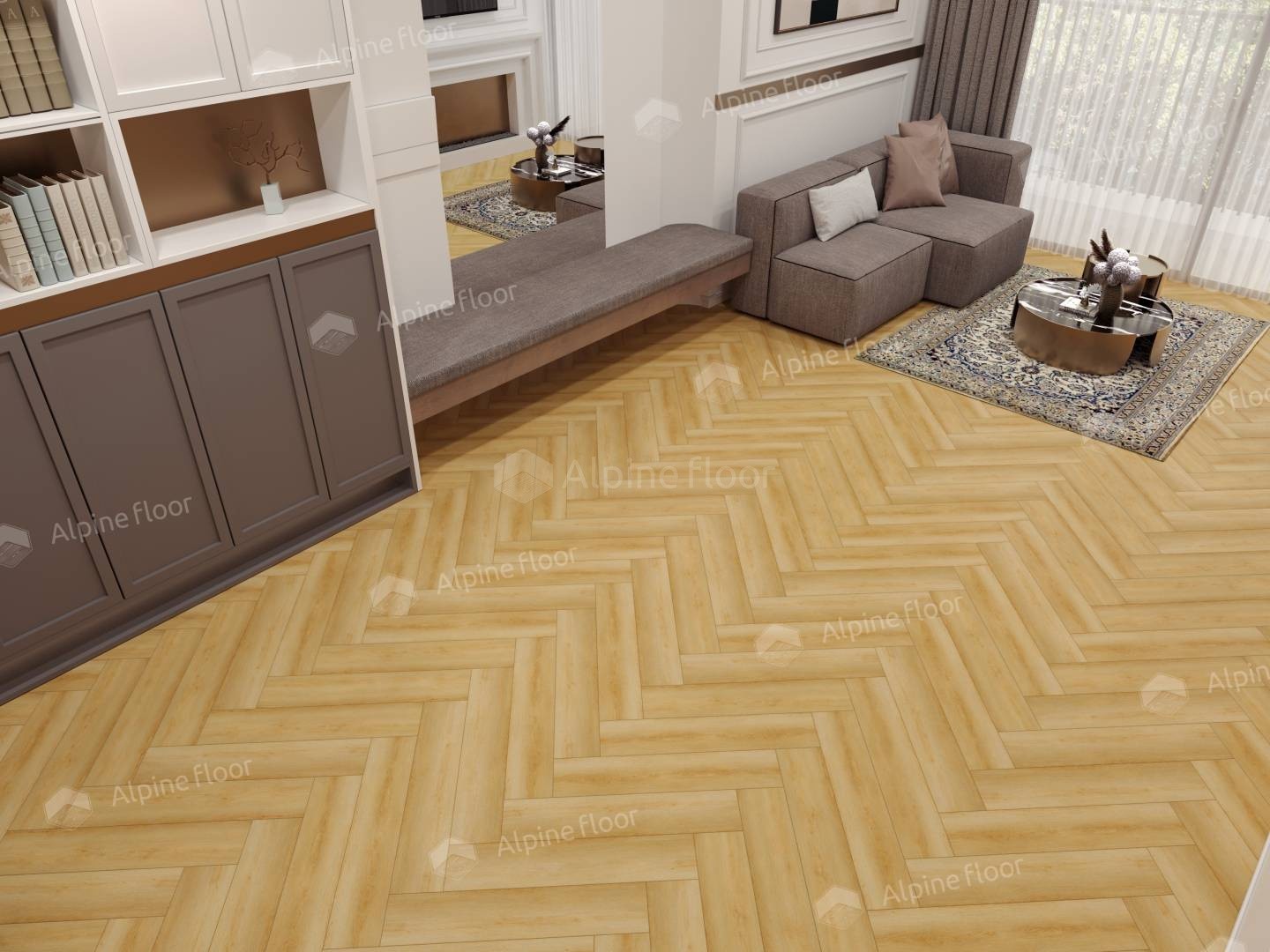 Alpine Floor SPC ламинат Дуб Батейн ЕСО 13-29 MC