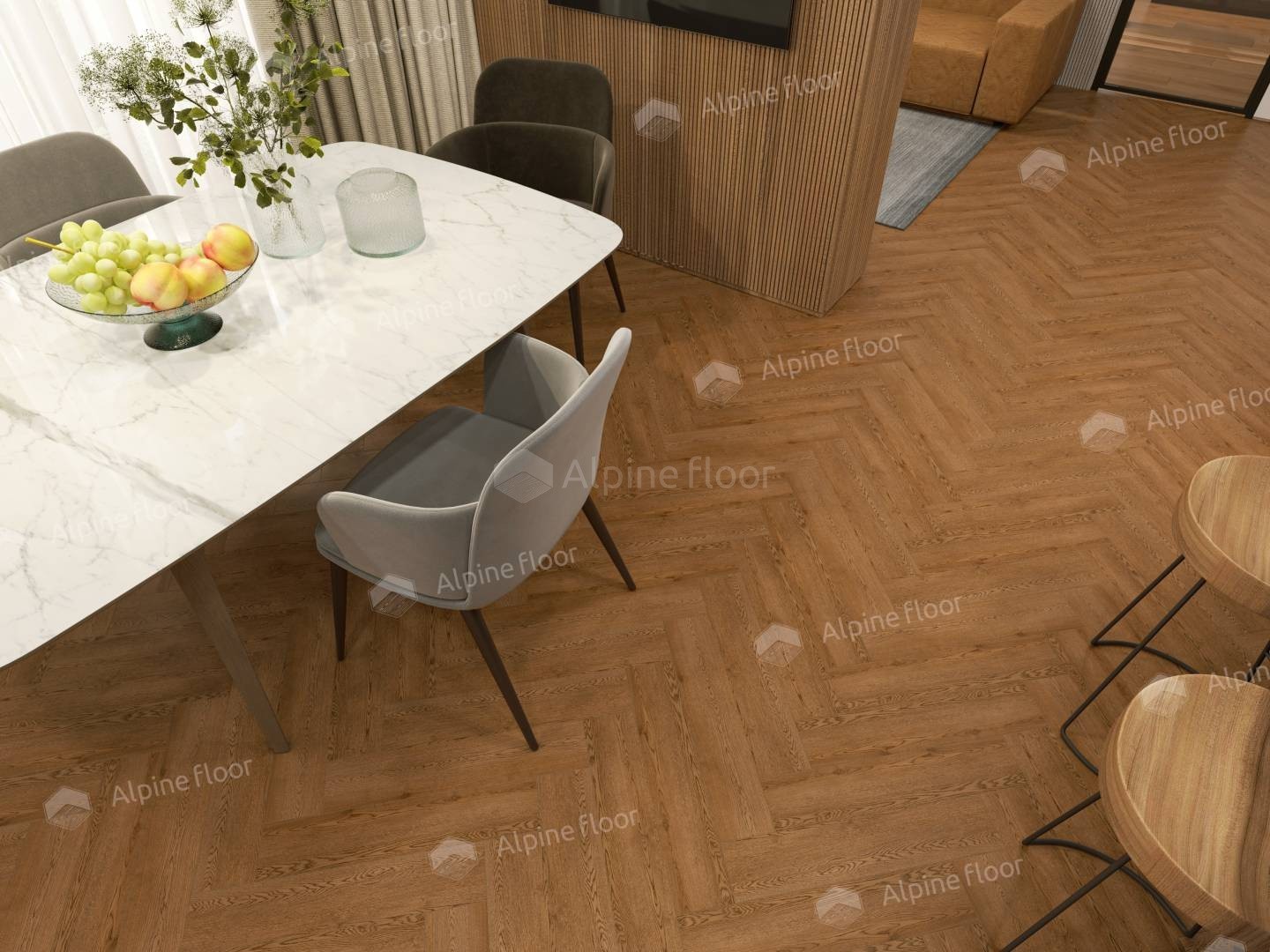 Alpine Floor SPC ламинат Дуб Селена ЕСО 13-32 MC