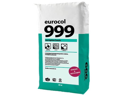 Forbo Eurocol Ровнитель для пола Forbo Eurocol 999 Europlan Basic (0,5-20 мм, 23 МПа), 20кг