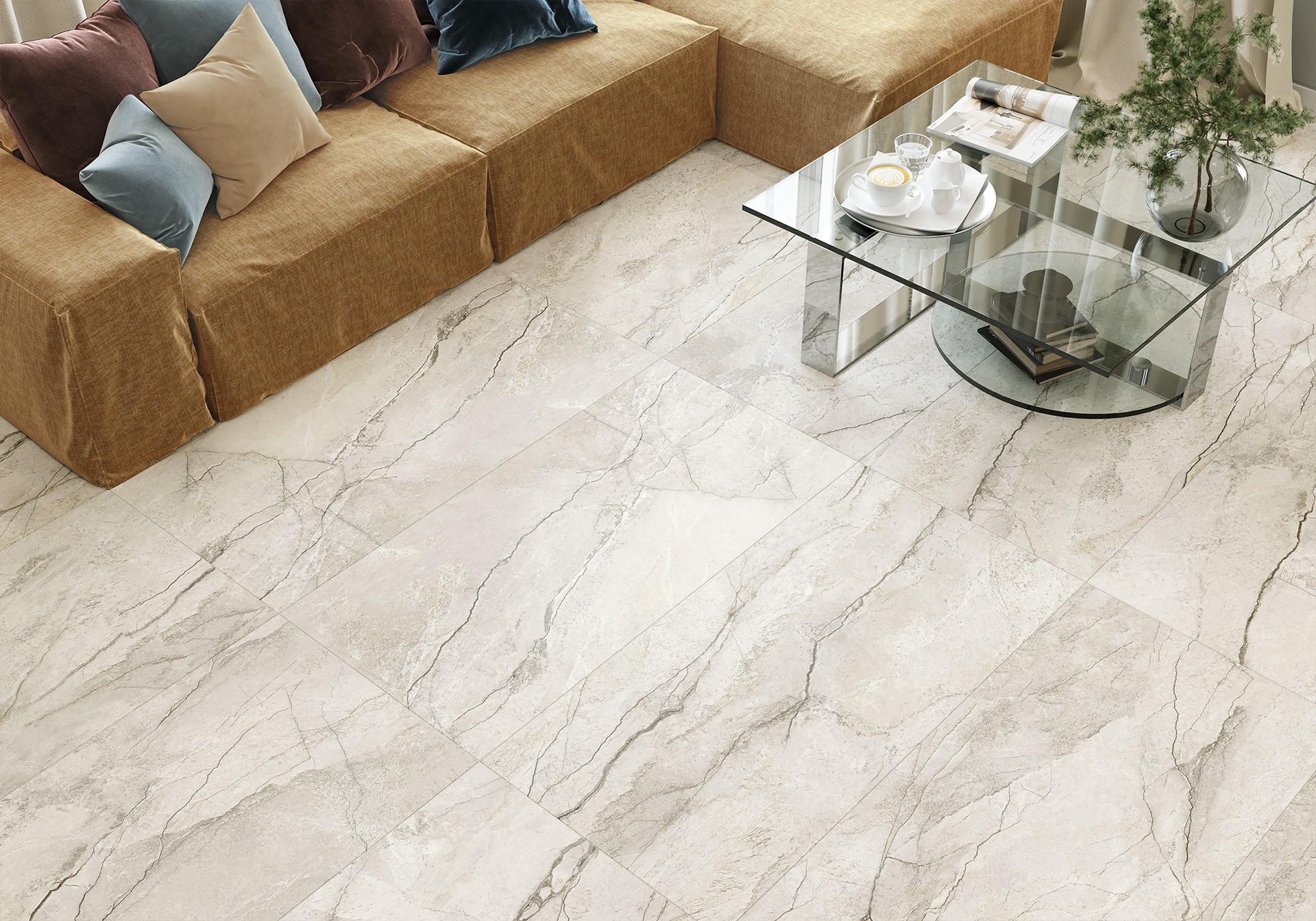 Delacora Керамогранит матовый карвинг Oregon Ivory D12051M 600x1200