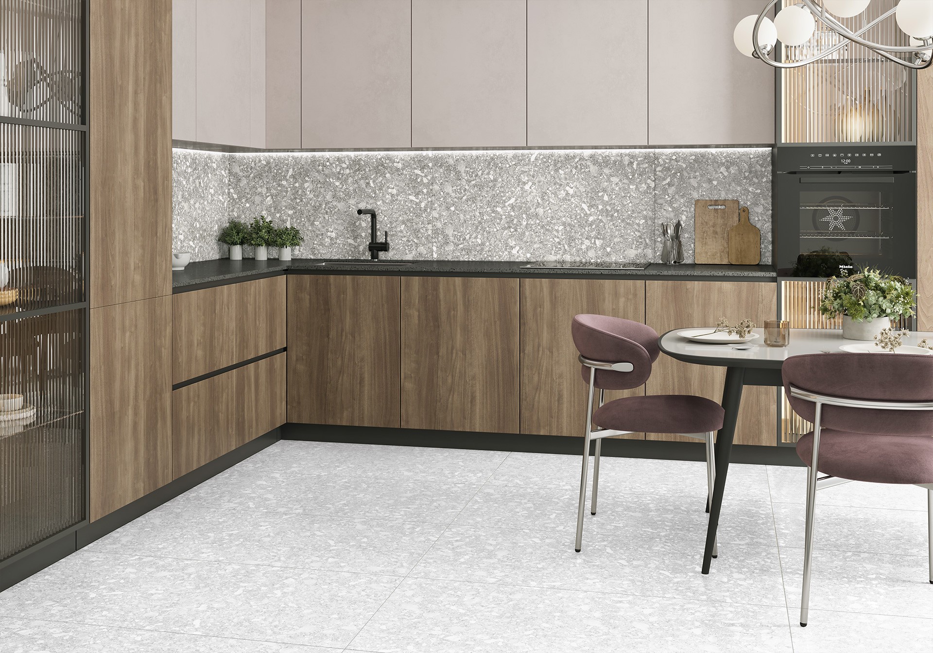 Delacora Керамогранит матовый карвинг Turin Light D12041M 600x1200
