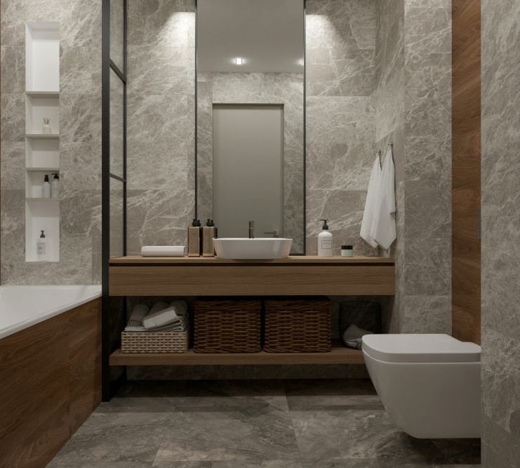 Primavera NR102 Mizar Light Grey 600x600х9мм