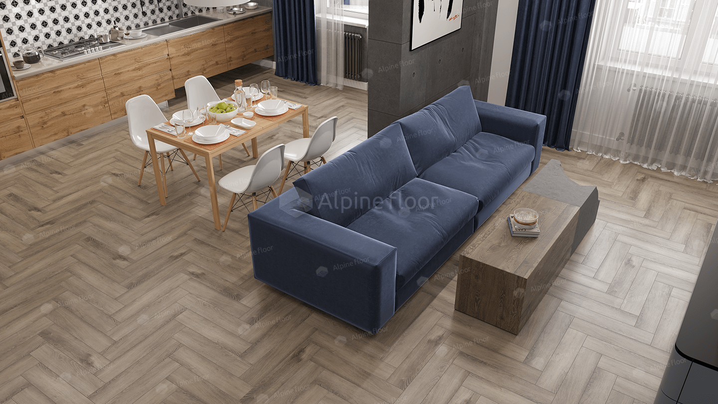 Alpine Floor LVT плитка Дуб Исида ECO 16-15