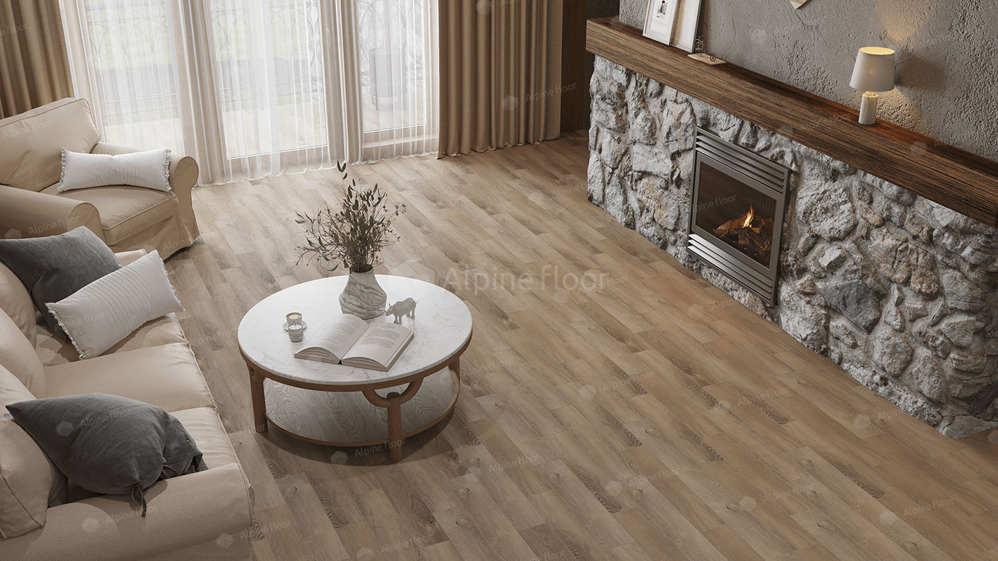 Alpine Floor LVT плитка Дуб Синистра ECO 16-17