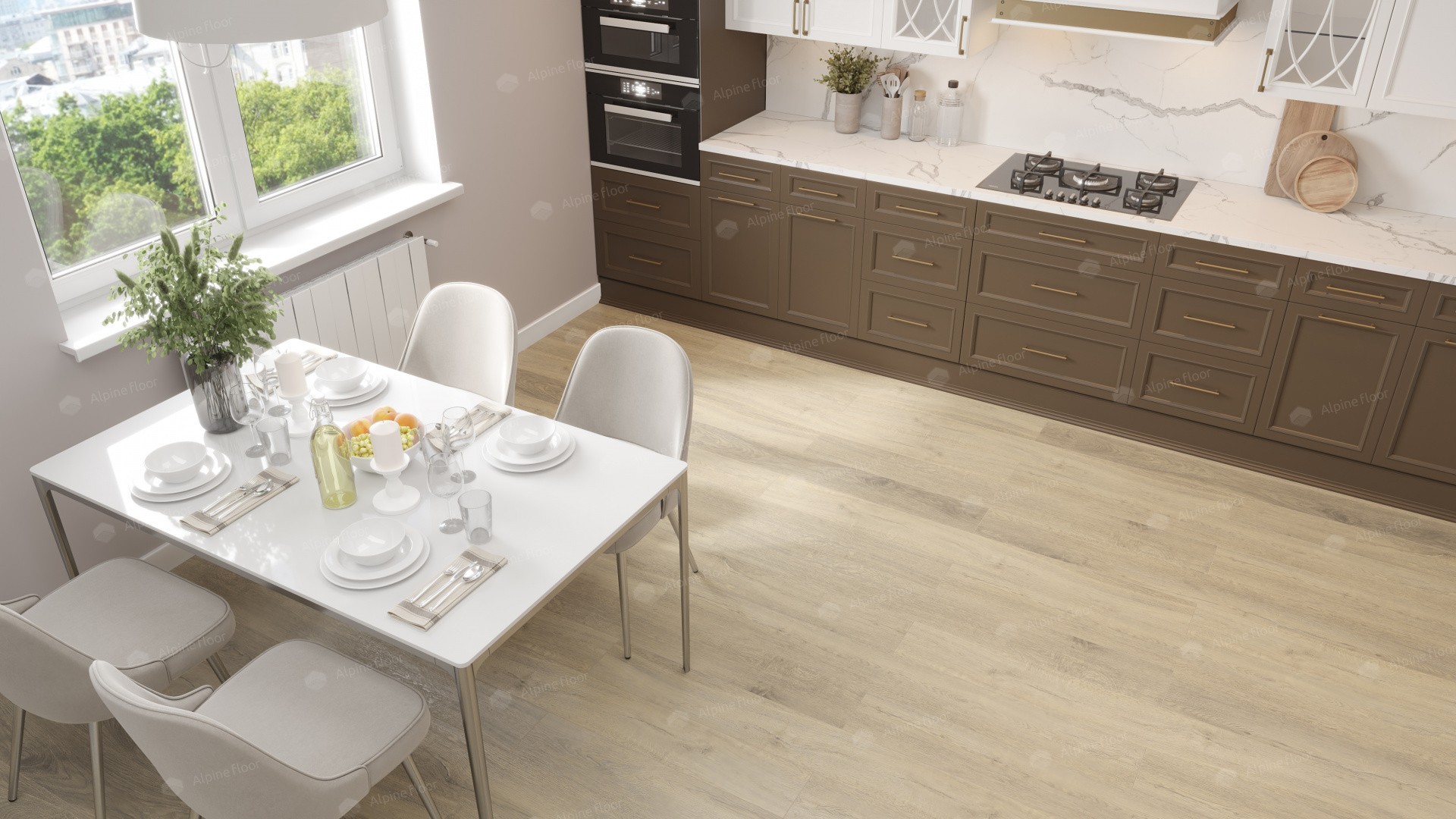 Alpine Floor SPC ламинат Дуб капучино ABA ECO 7-12 MC