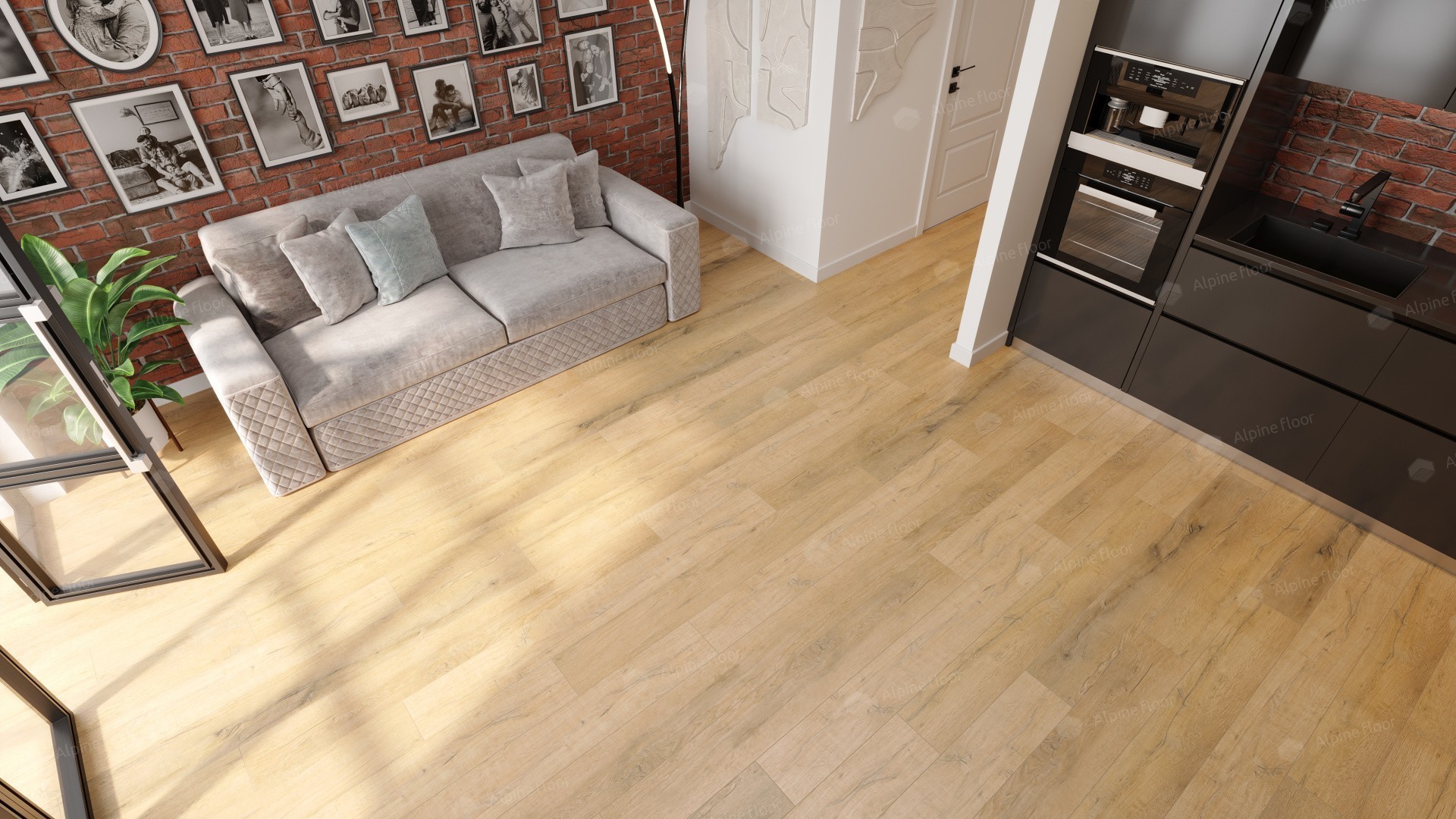 Alpine Floor SPC ламинат Дуб медовый ABA ECO 7-16 MC