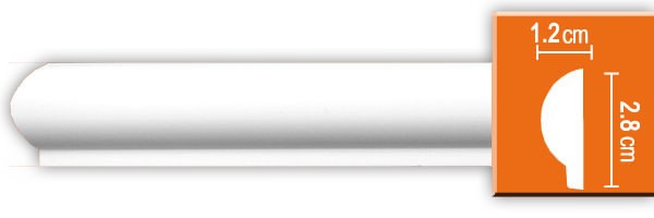 Decomaster Молдинг гладкий DECOMASTER 97101F гибкий (30*12*2400мм)