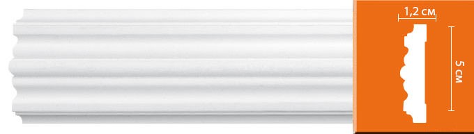 Decomaster Молдинг гладкий DECOMASTER 97615F гибкий (50*12*2400мм)