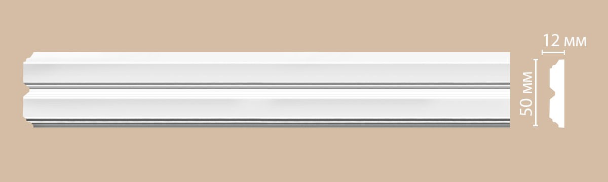 Decomaster Молдинг гладкий DECOMASTER 97624 (50*12*2400мм)