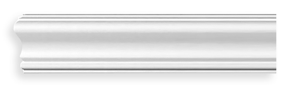 Decomaster Молдинг гладкий DECOMASTER D022ДМ (66*16*2000мм)