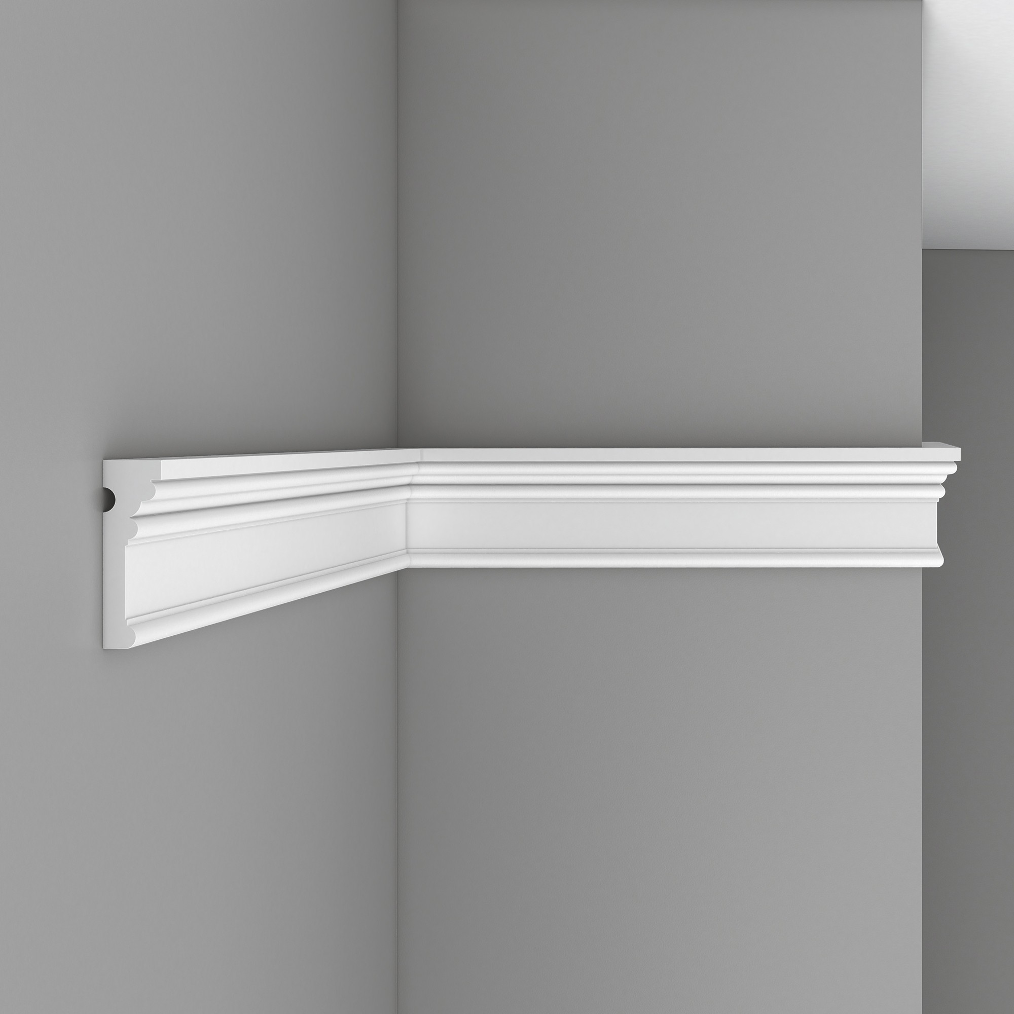 Decomaster Молдинг гладкий DECOMASTER DP-9012F гибкий (90*28*2400мм)