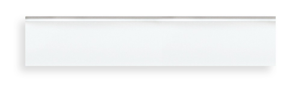 Decomaster Плинтус напольный DECOMASTER D234-114ДМ (58*16*2400мм) белый глянец