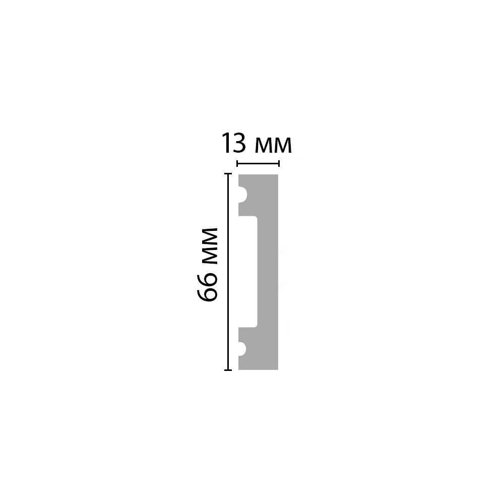 Decomaster Плинтус напольный DECOMASTER D157-1632 ДМ (66*13*2900мм)