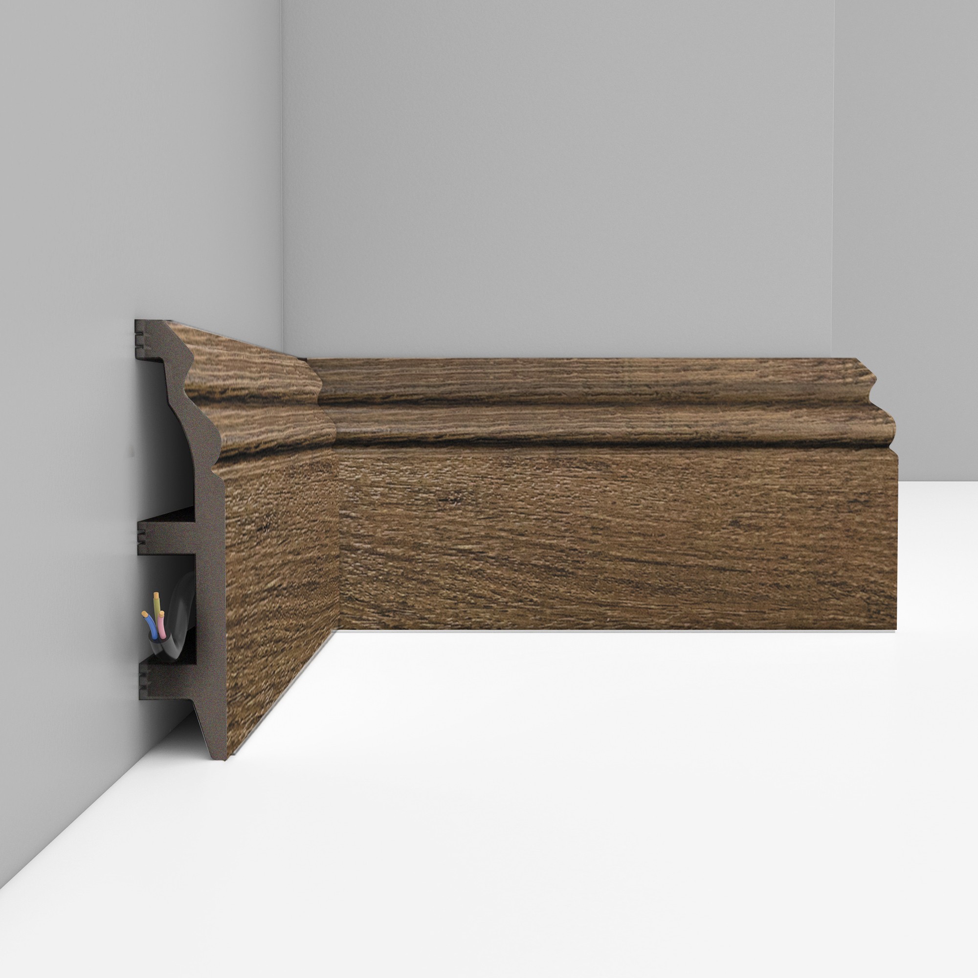 Decomaster Плинтус напольный DECOMASTER D232-88ДМ (100*22*2400мм)