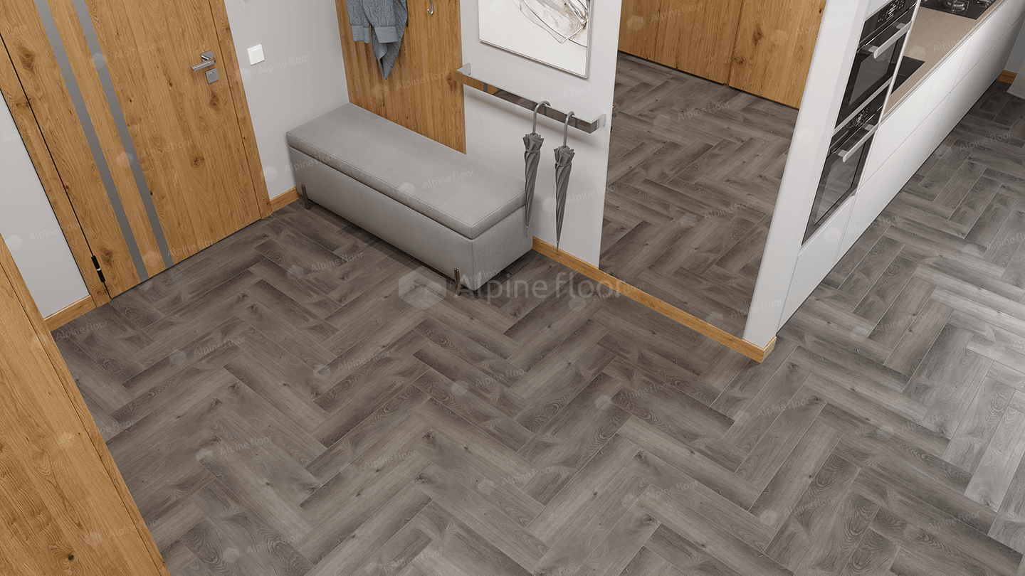 Alpine Floor SPC ламинат Дуб Мерга ЕСО 13-13 MC