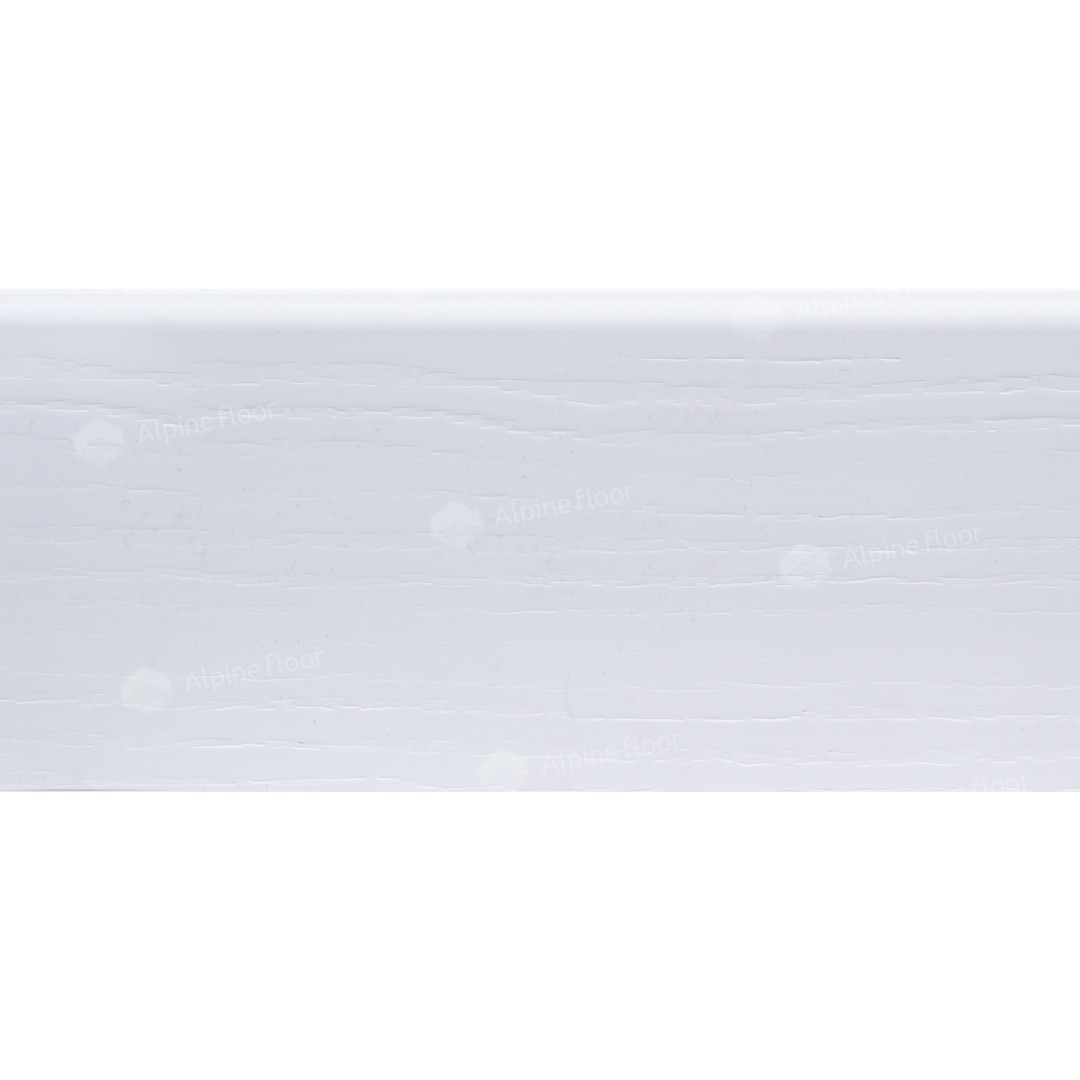 Alpine Floor Напольный Плинтус Rico Concept 80 Белый с тиснением