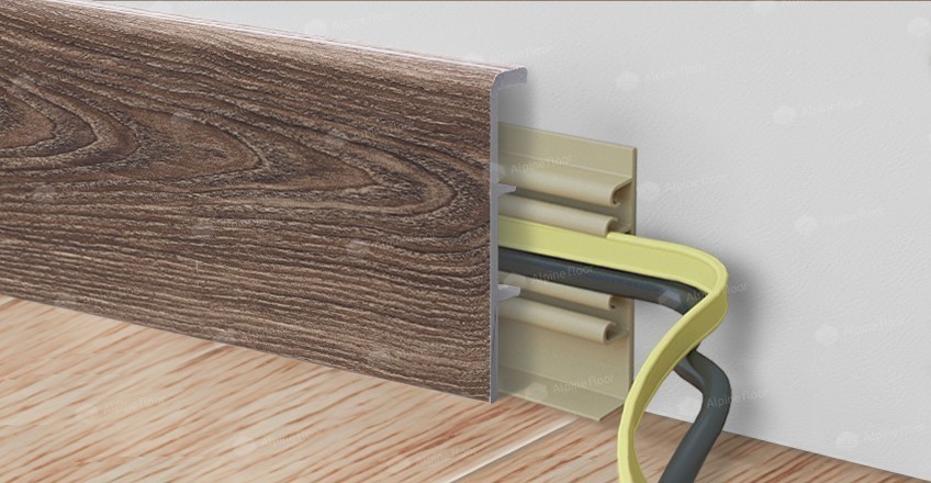 Alpine Floor Напольный Плинтус Rico Concept 80 Дуб фисташковый