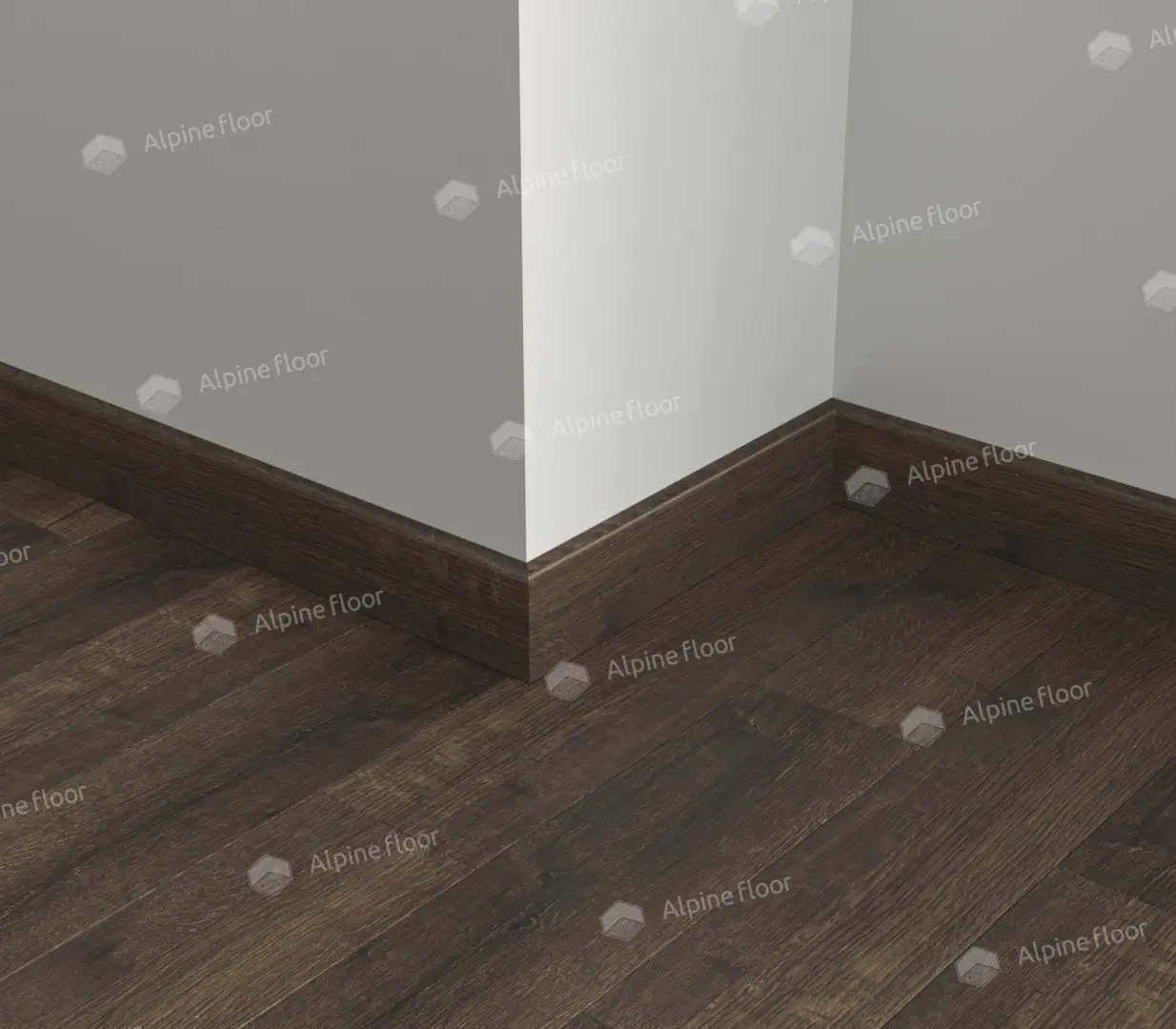 Alpine Floor Напольный плинтус Parquet Light Дуб Альферац SK 13-22