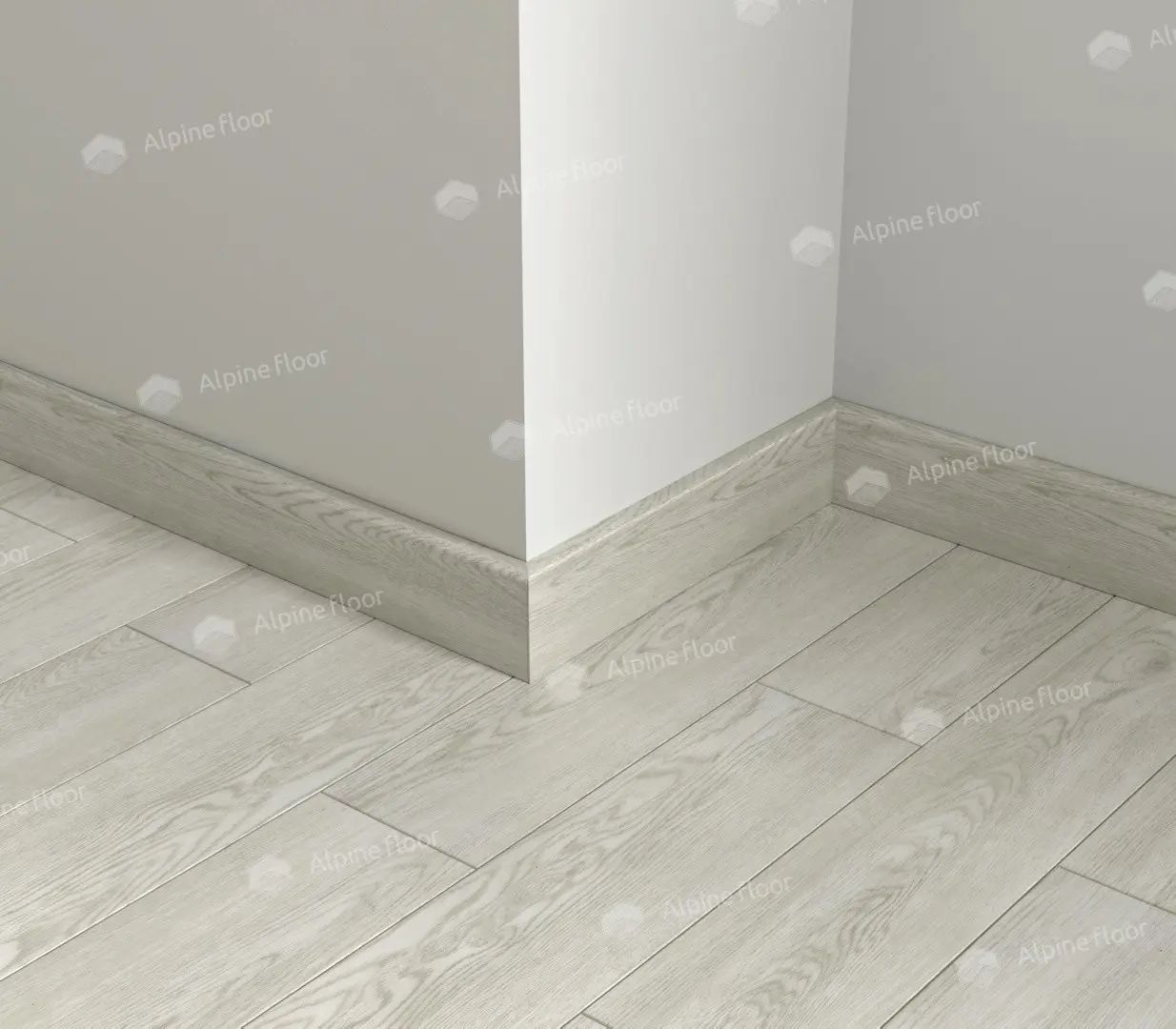 Alpine Floor Напольный плинтус Parquet Light Дуб Арктик SK 13-4