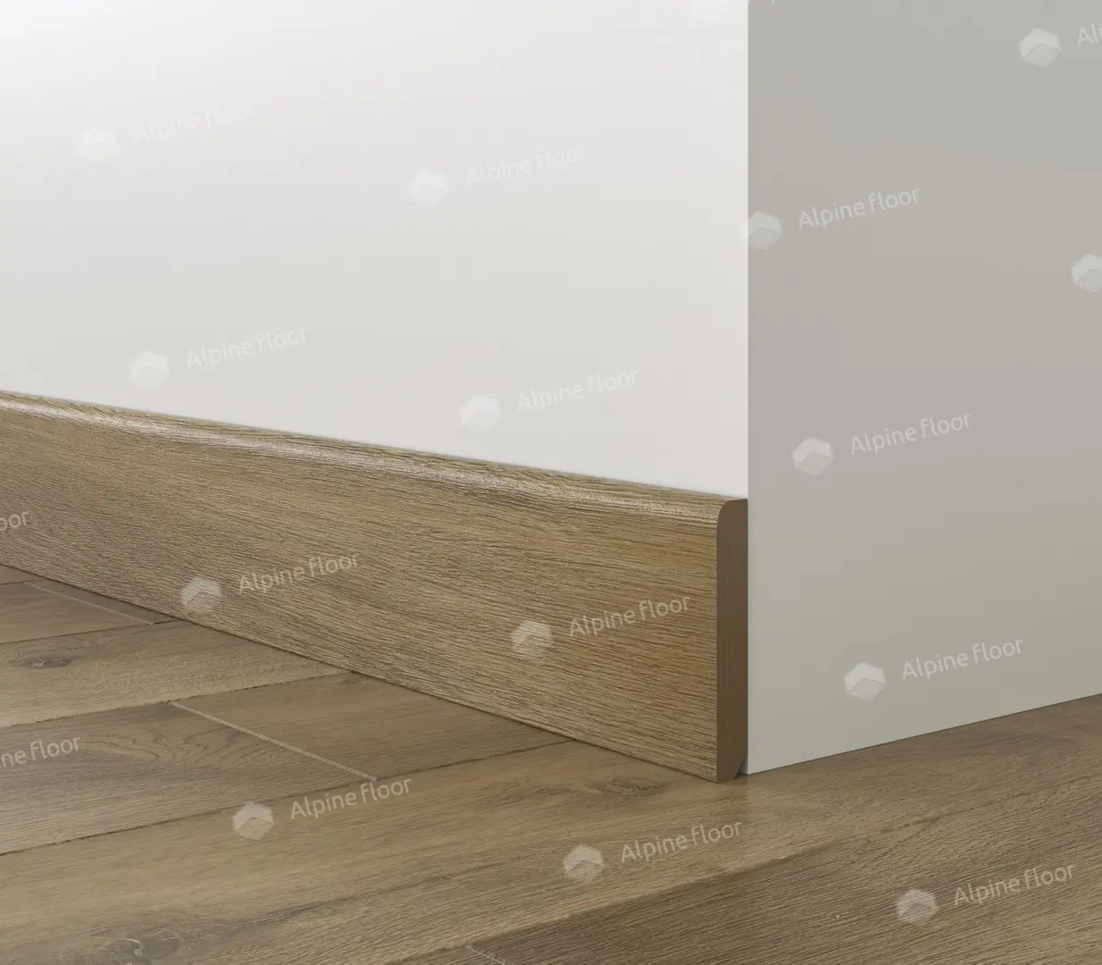 Alpine Floor Напольный плинтус Parquet Light Дуб Насыщенный SK 13-7