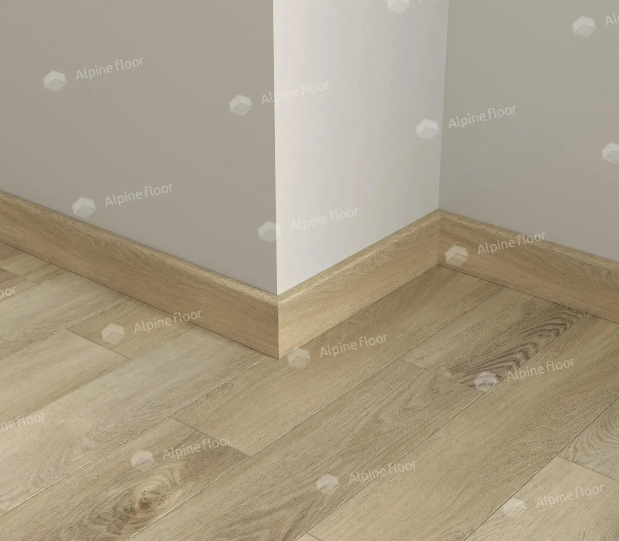 Alpine Floor Напольный плинтус Parquet Light Дуб Синистра SK 13-17