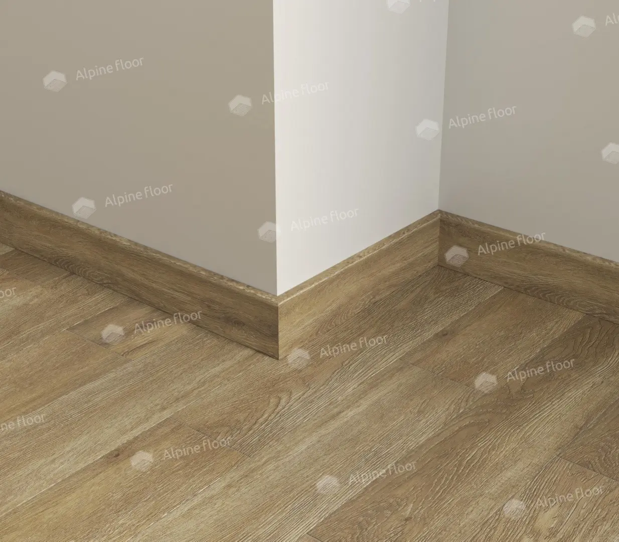 Alpine Floor Напольный плинтус Parquet Light Макадамия SK 13-10