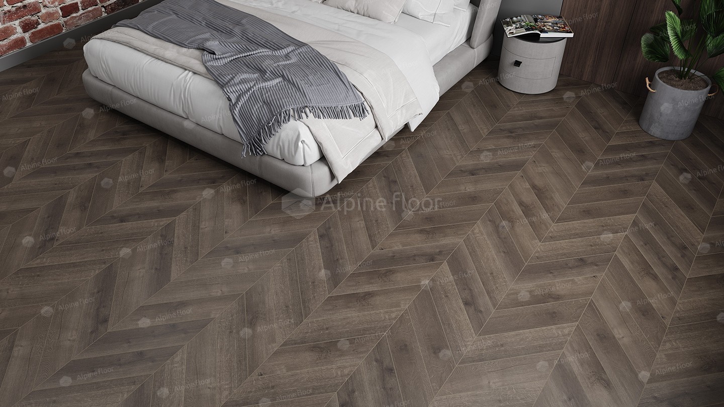 Alpine Floor Дуб Антарес Chevron ЕСО 20-9