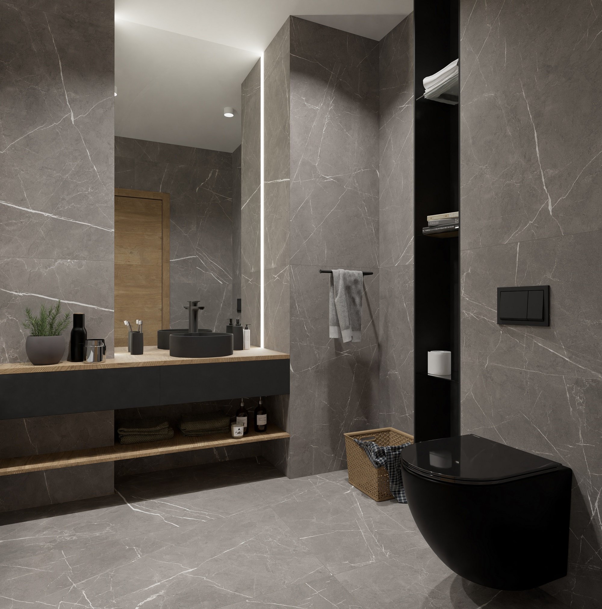 Global Tile Encanto серый 60x120 карвинг, GT120603001MCR