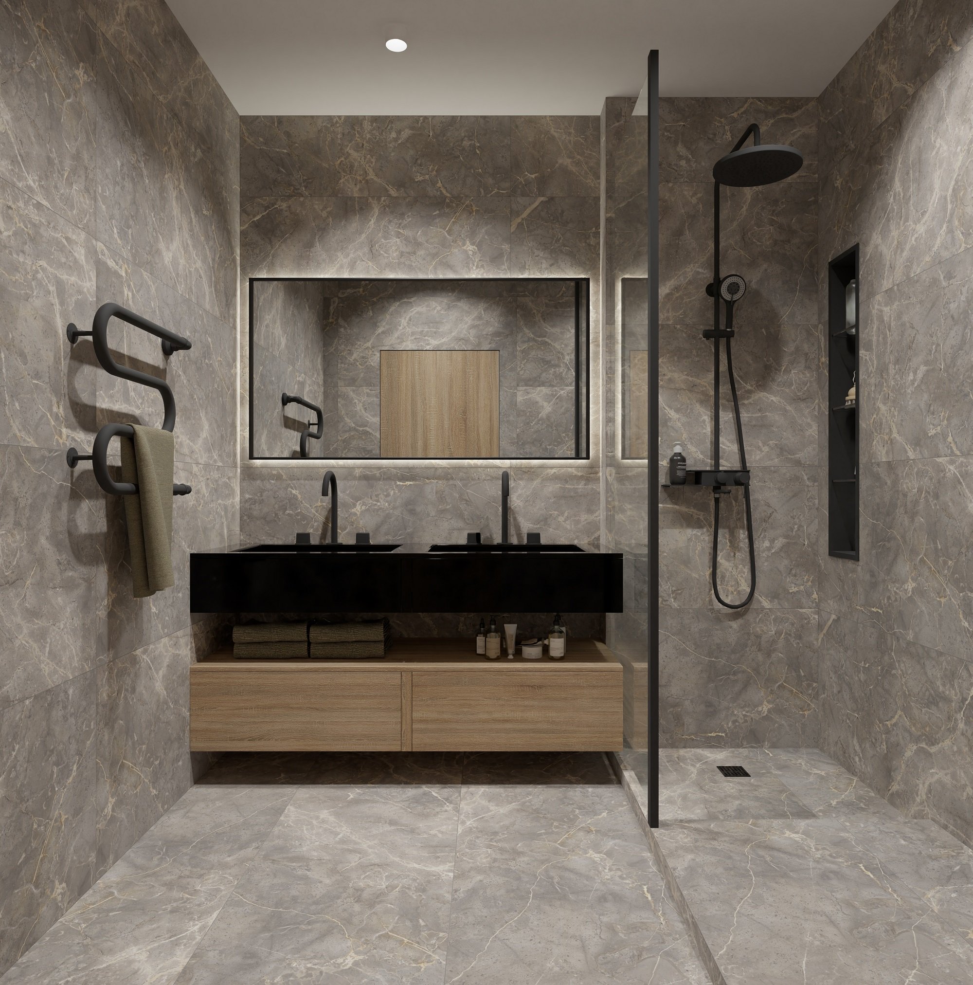 Global Tile Sacramento серый, карвинг  60*120 GT120603101MCR