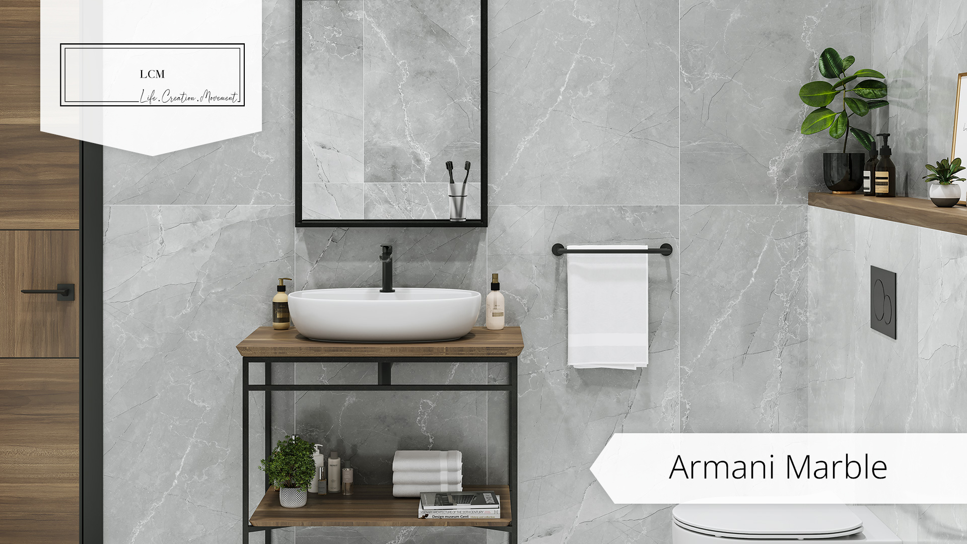 LCM Armani Marble Gray 6060AMB1 600*600