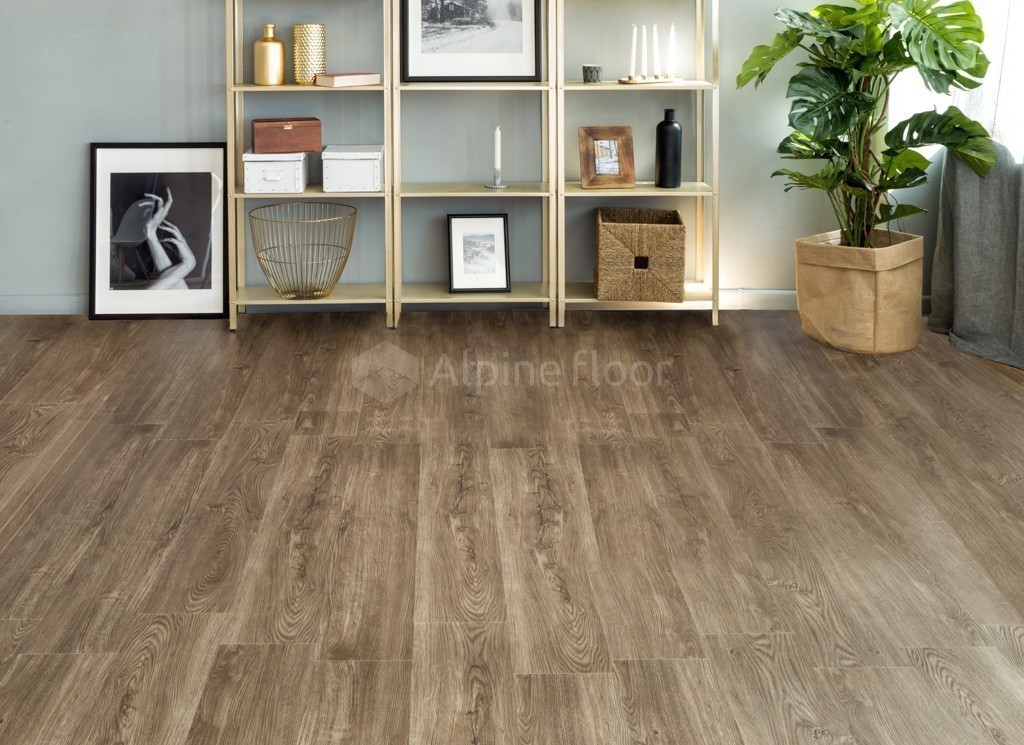 Alpine Floor SPC ламинат Секвойя Темная ЕСО 6-12 SPC