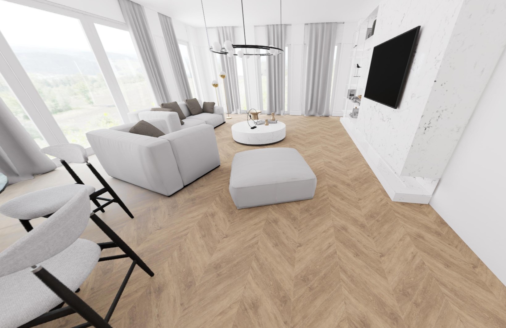 Alpine Floor ECO 18-10 Гевуина Chevron SPC