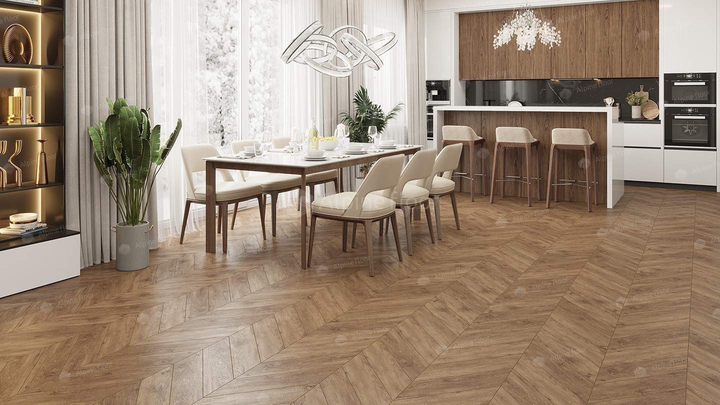 Alpine Floor ECO 18-10 Гевуина Chevron SPC