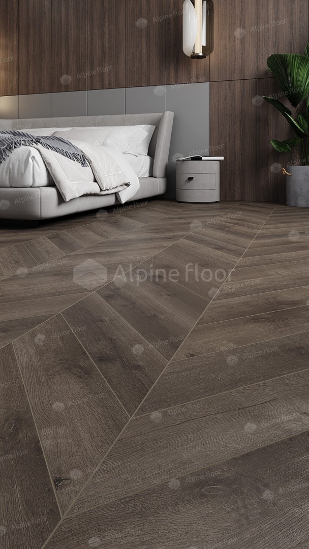 Alpine Floor ECO 18-9 Дуб Антарес Chevron SPC