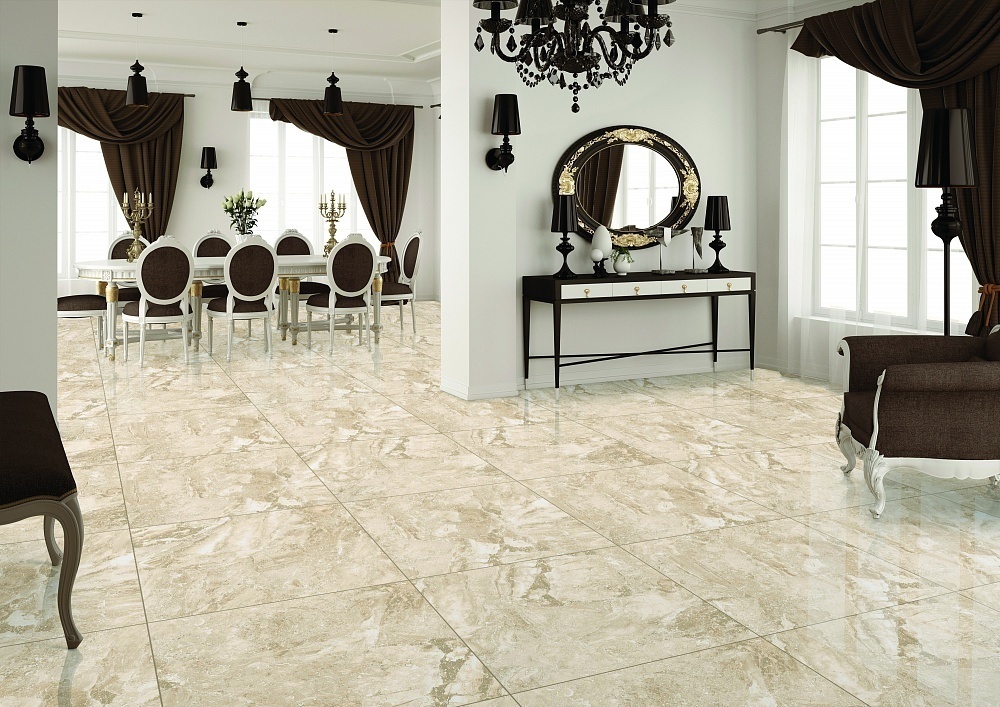 Primavera PR104 Brecia Ivory Polished 600х600х9мм